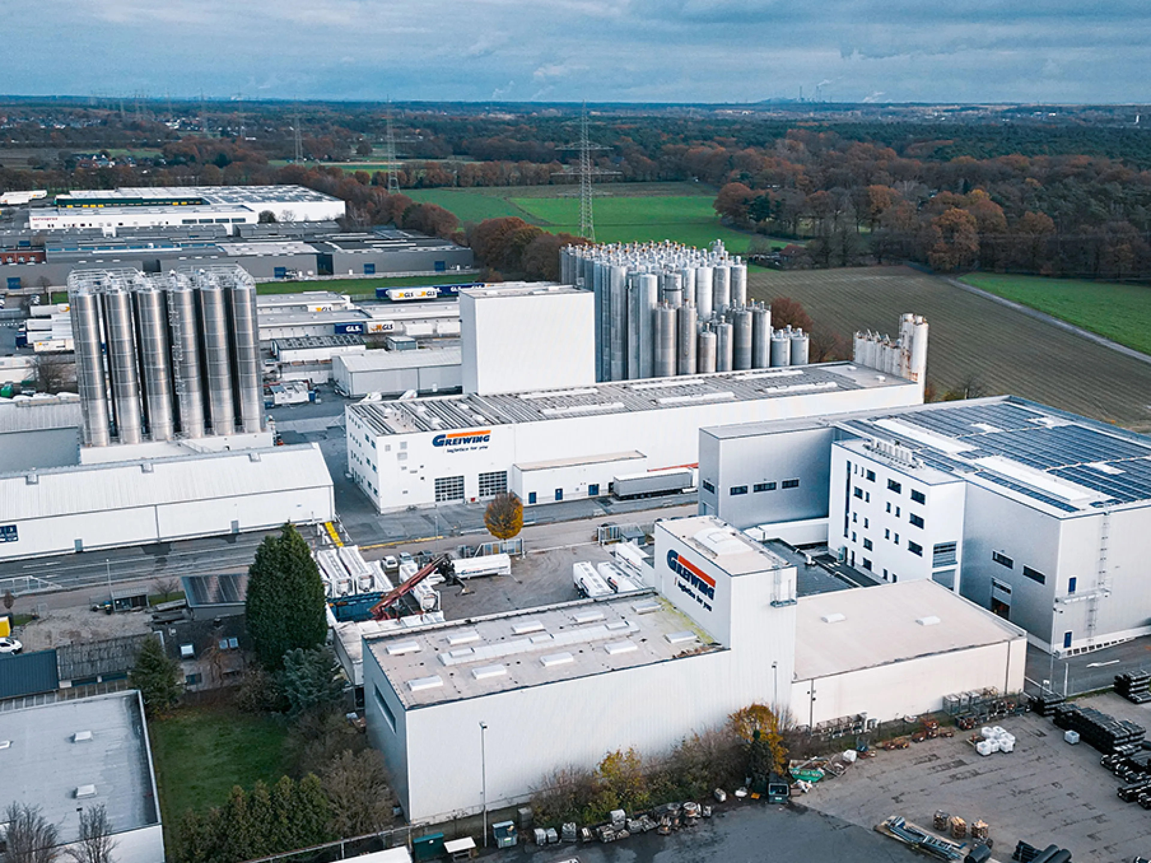 Das neue Greiwing-Lager am Standort Wesel verfügt über insgesamt 14.150 Palettenstellplätze