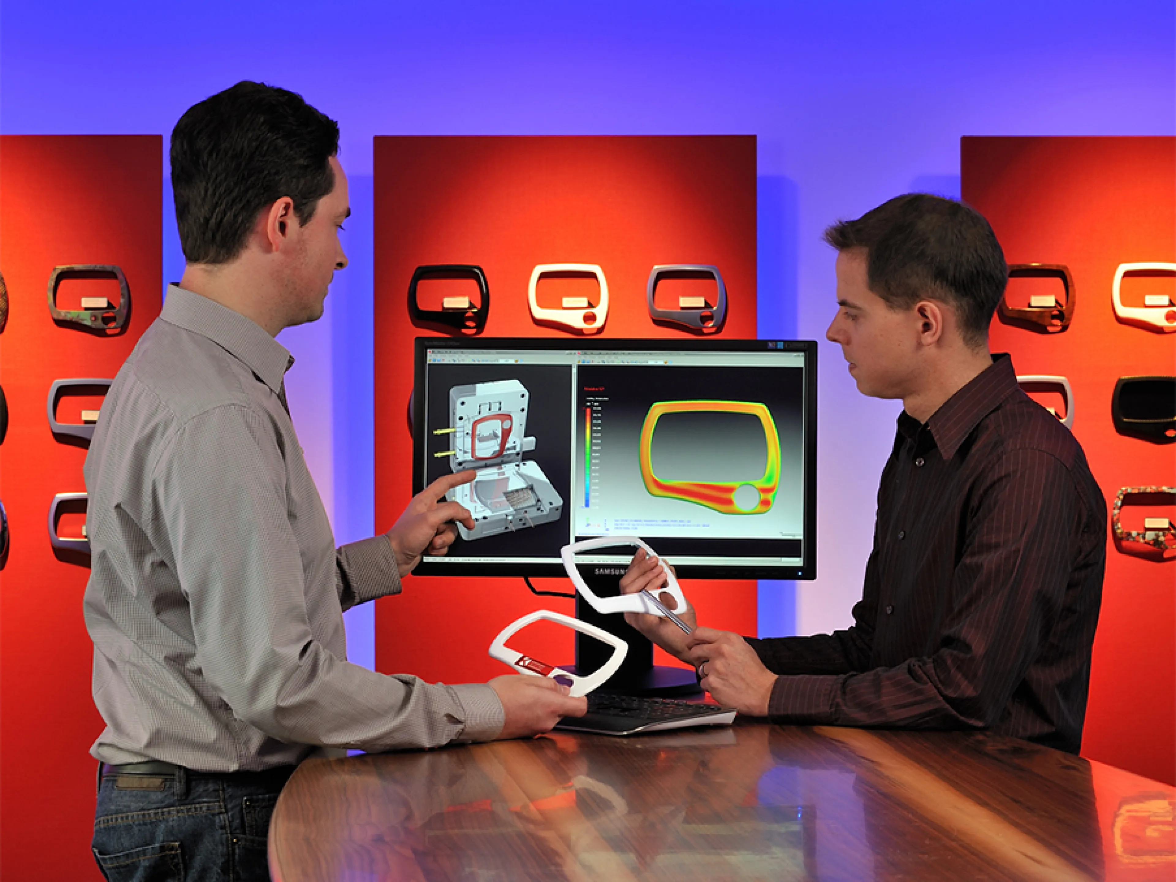 Spritzgießsimulationen, Bild: Kunststoff-Institut Lüdenscheid Spritzgießsimulationen