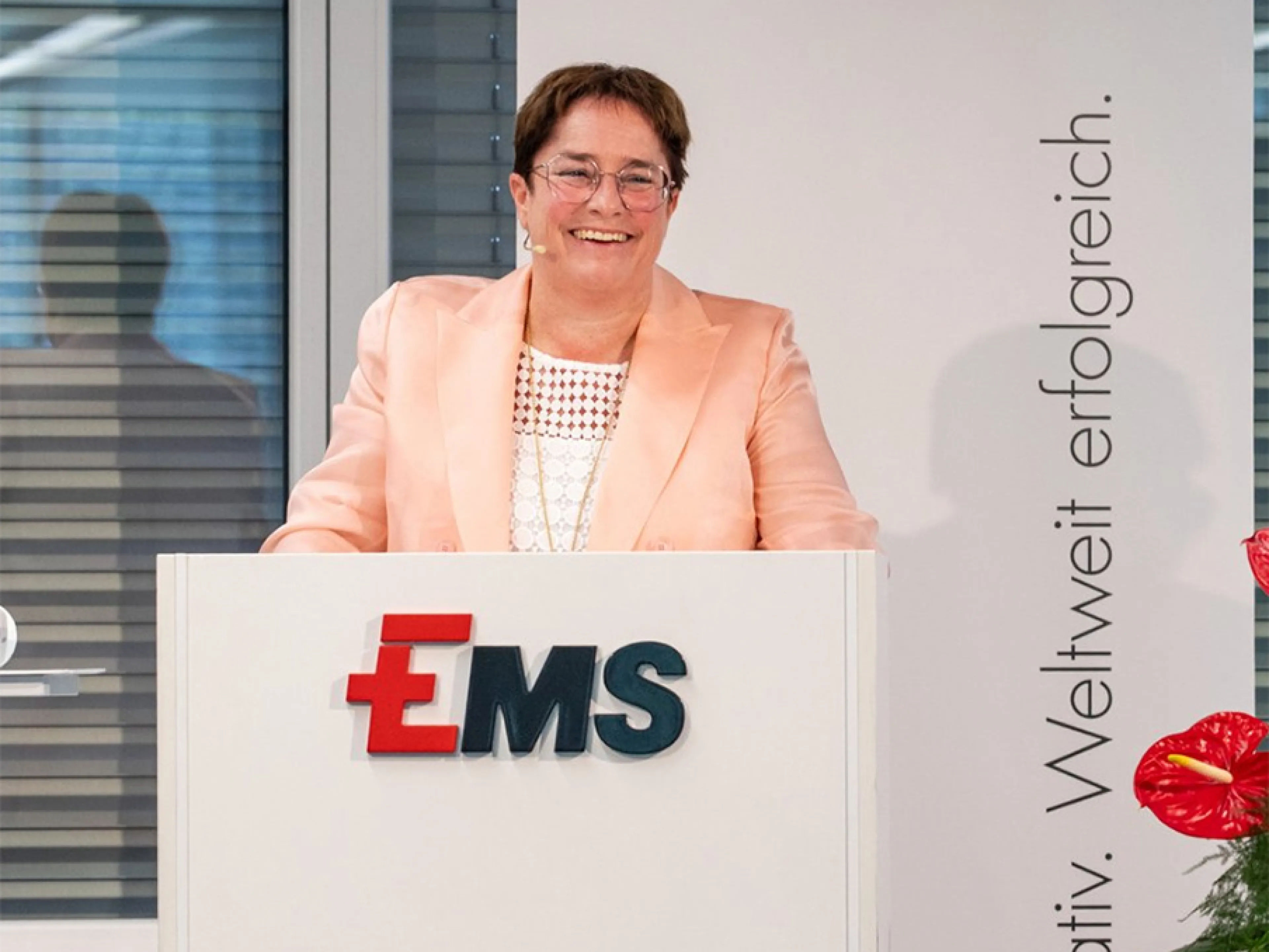 EMS-Chefin Magdalena Martullo-Blocher, Bild: EMS EMS-Chefin Magdalena Martullo-Bloche