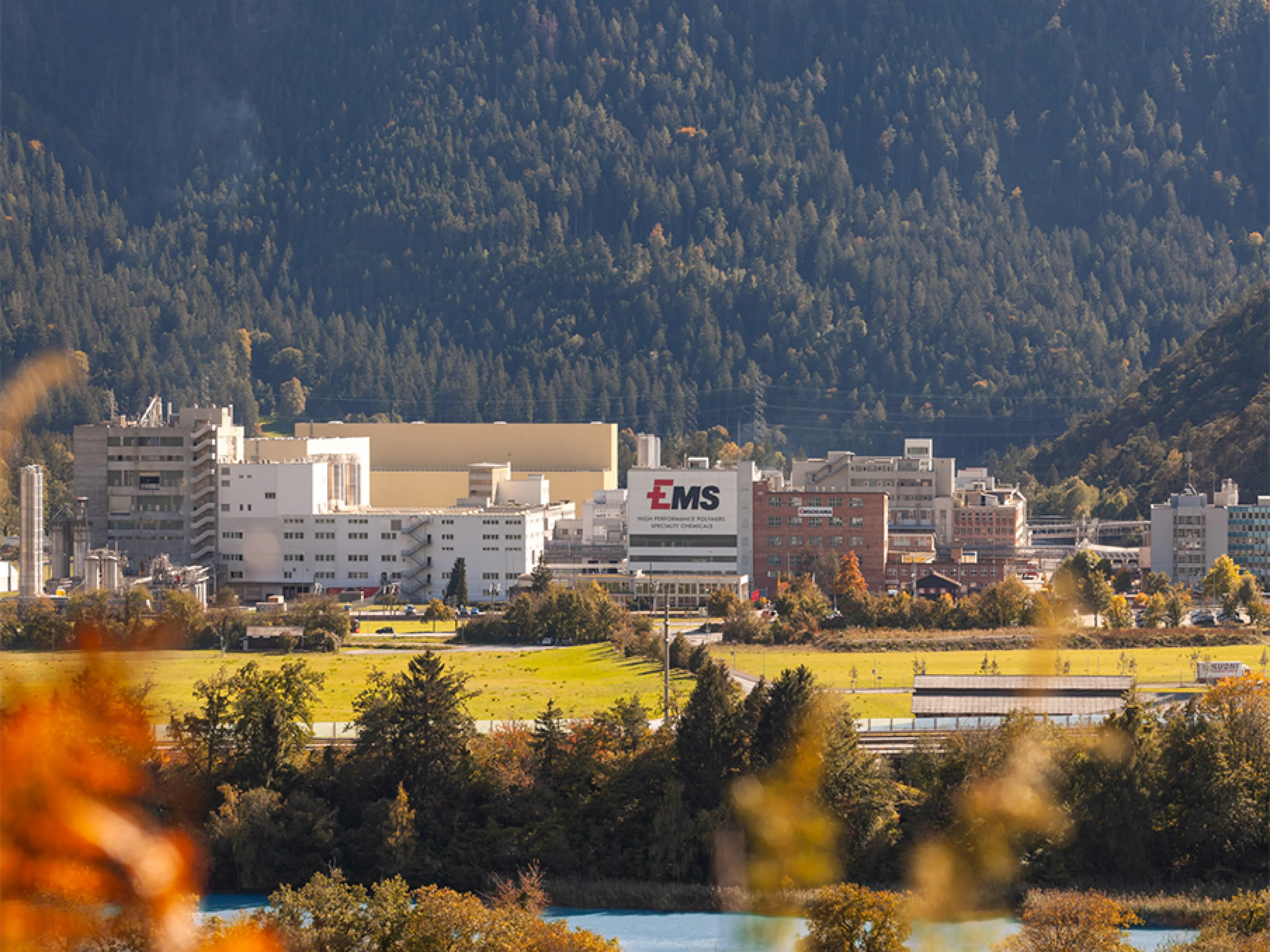 EMS Stammwerk Domat in der Schweiz