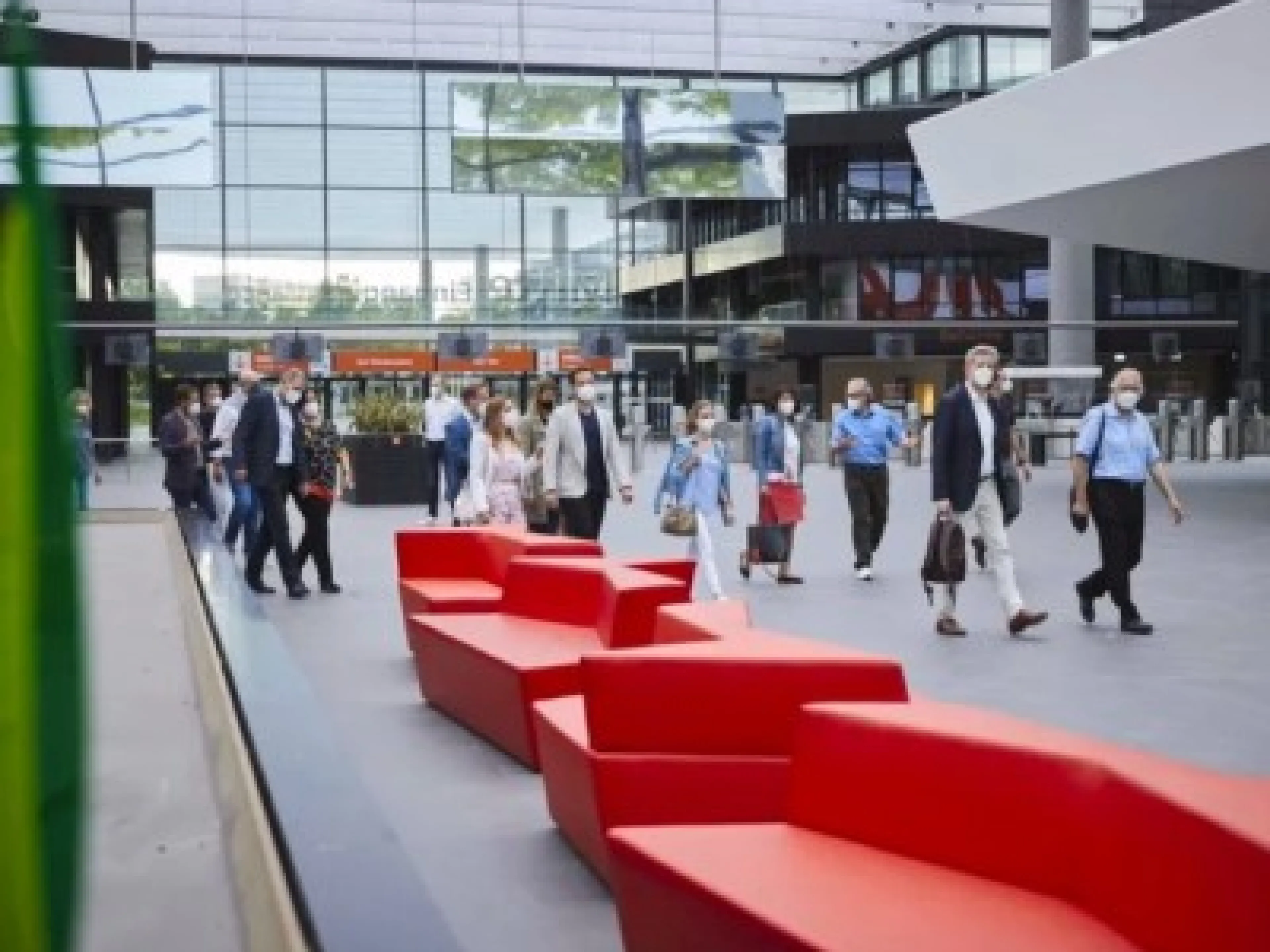 Sieben Messehallen belegt die Fachpack 2021 auf dem Messegelände in Nürnberg