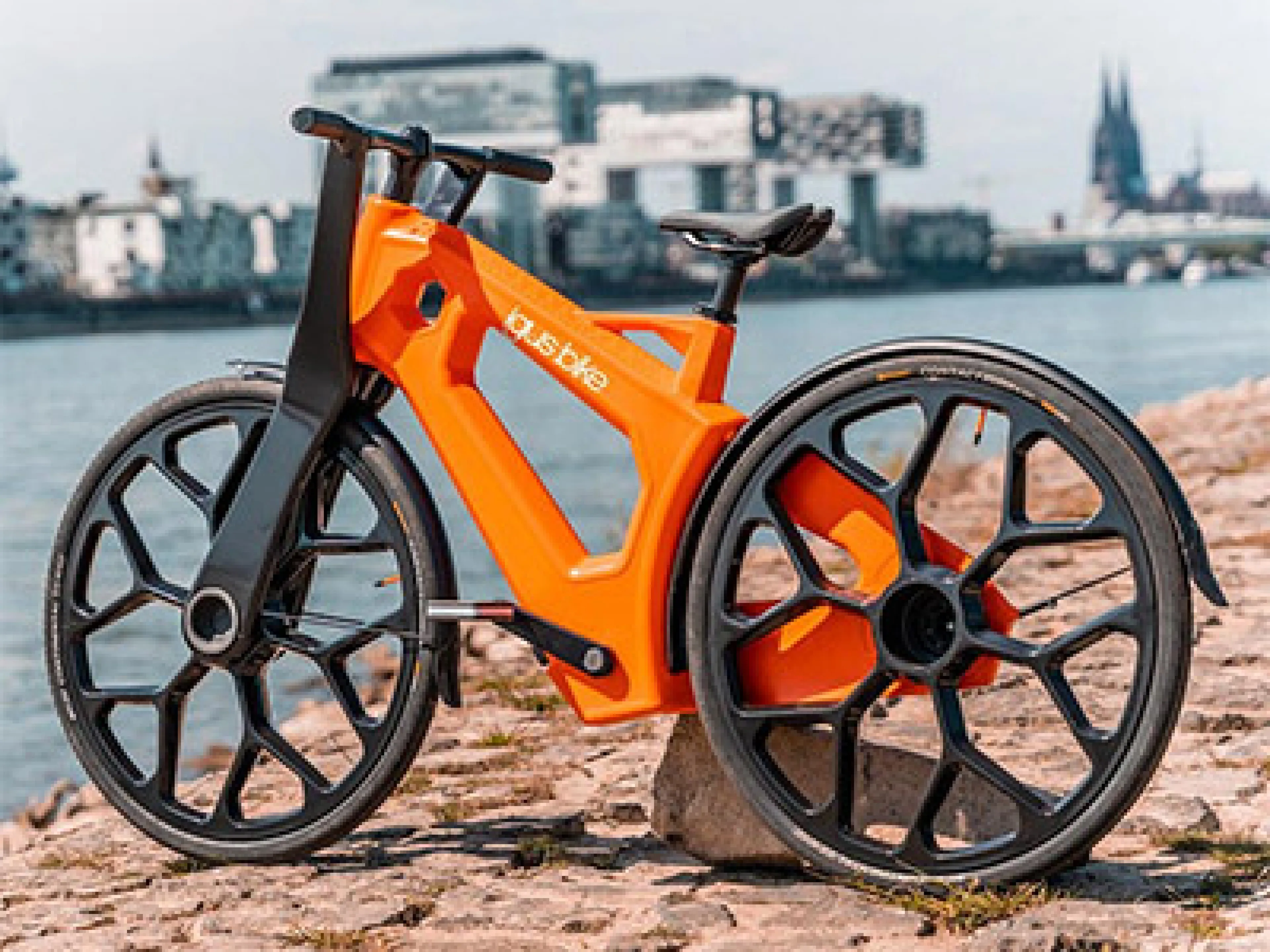 Das „igus:bike" besteht zu 100 Prozent aus Kunststoff, ist wartungsfrei und kommt ohne Schmiermittel aus.