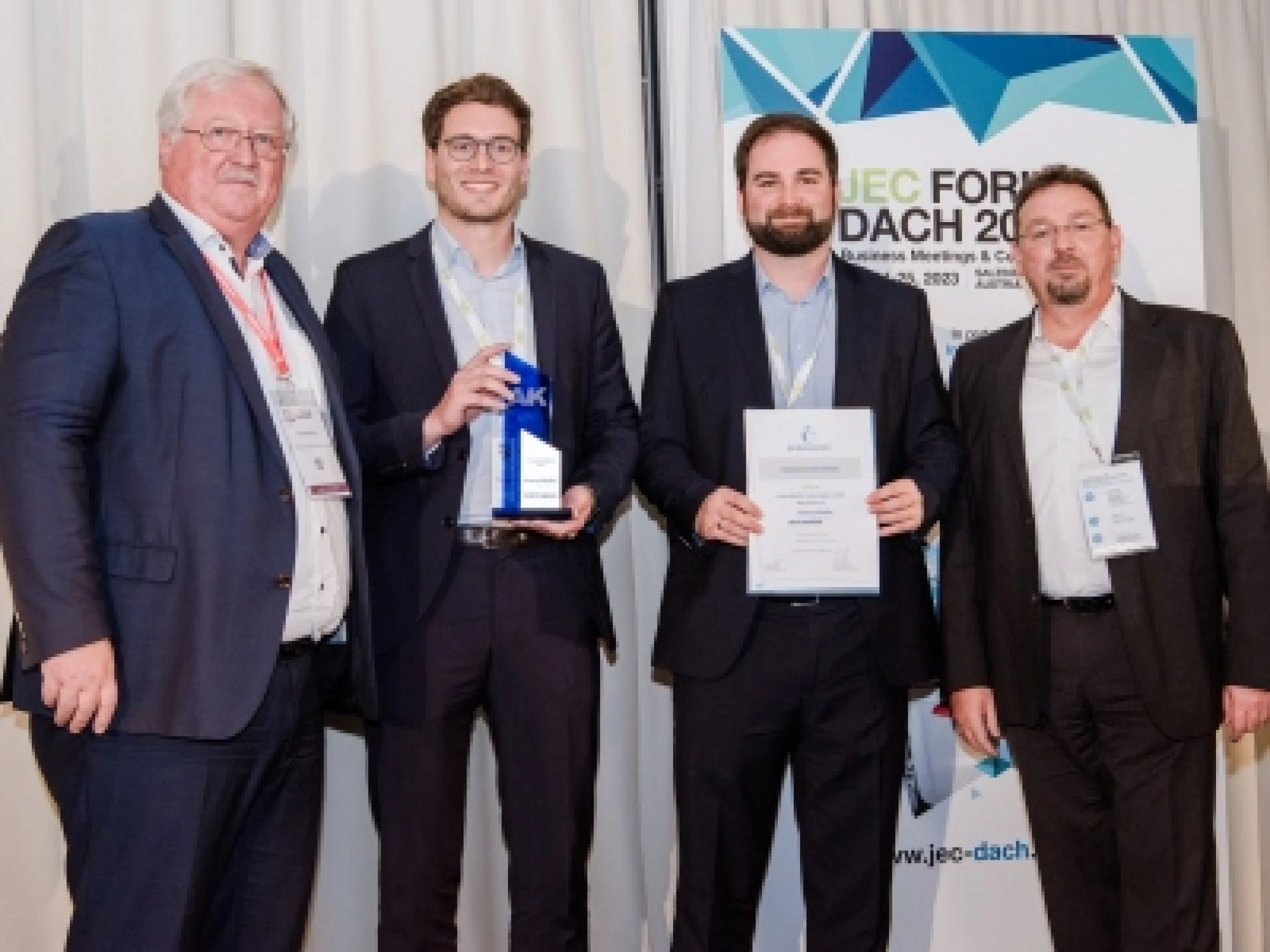 Auf dem JEC DACH Forum in Salzburg wurde der Preis überreicht