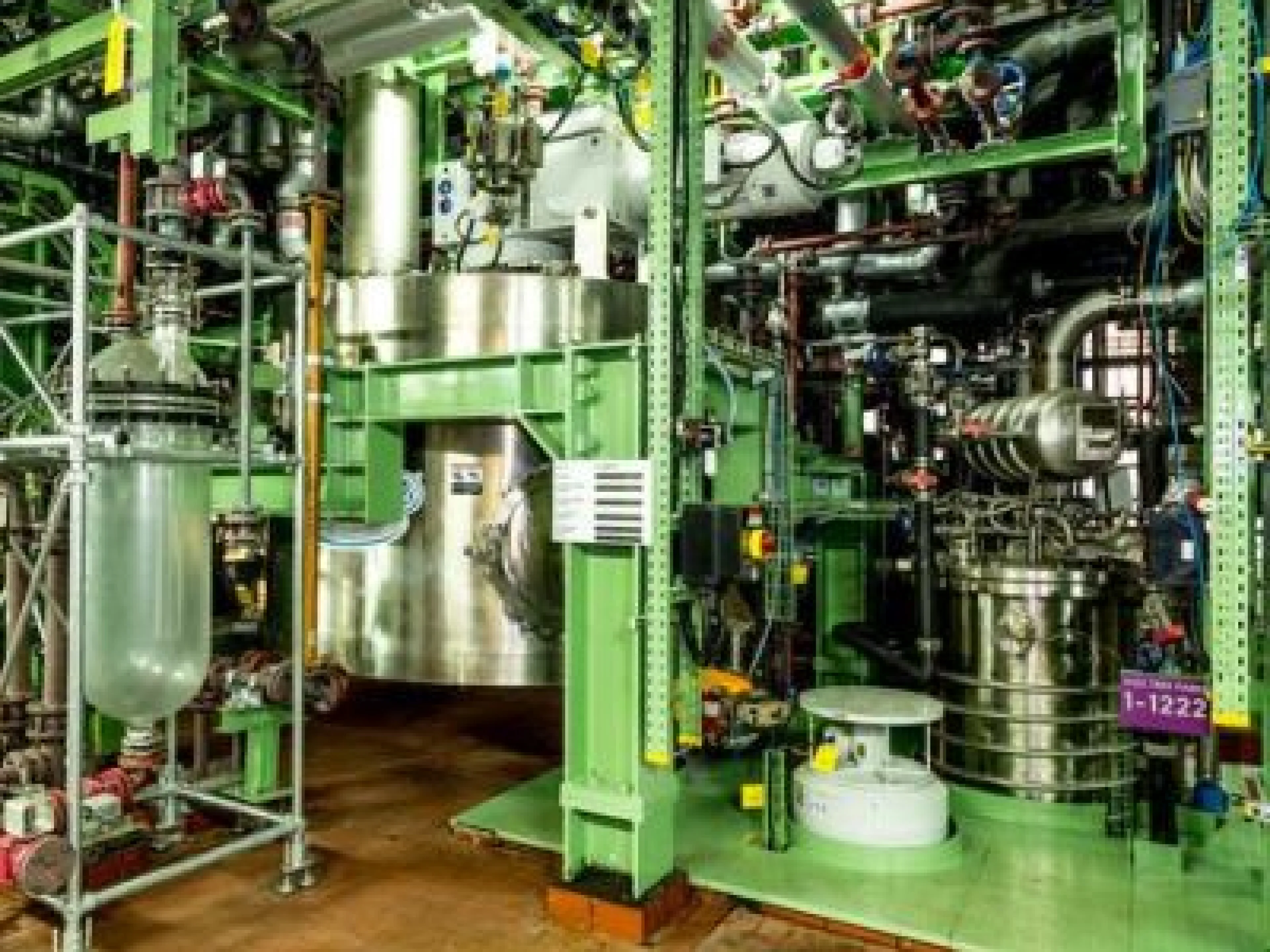 Der Pastenbunker in der Leverkusener Produktionsanlage der Saltigo GmbH
