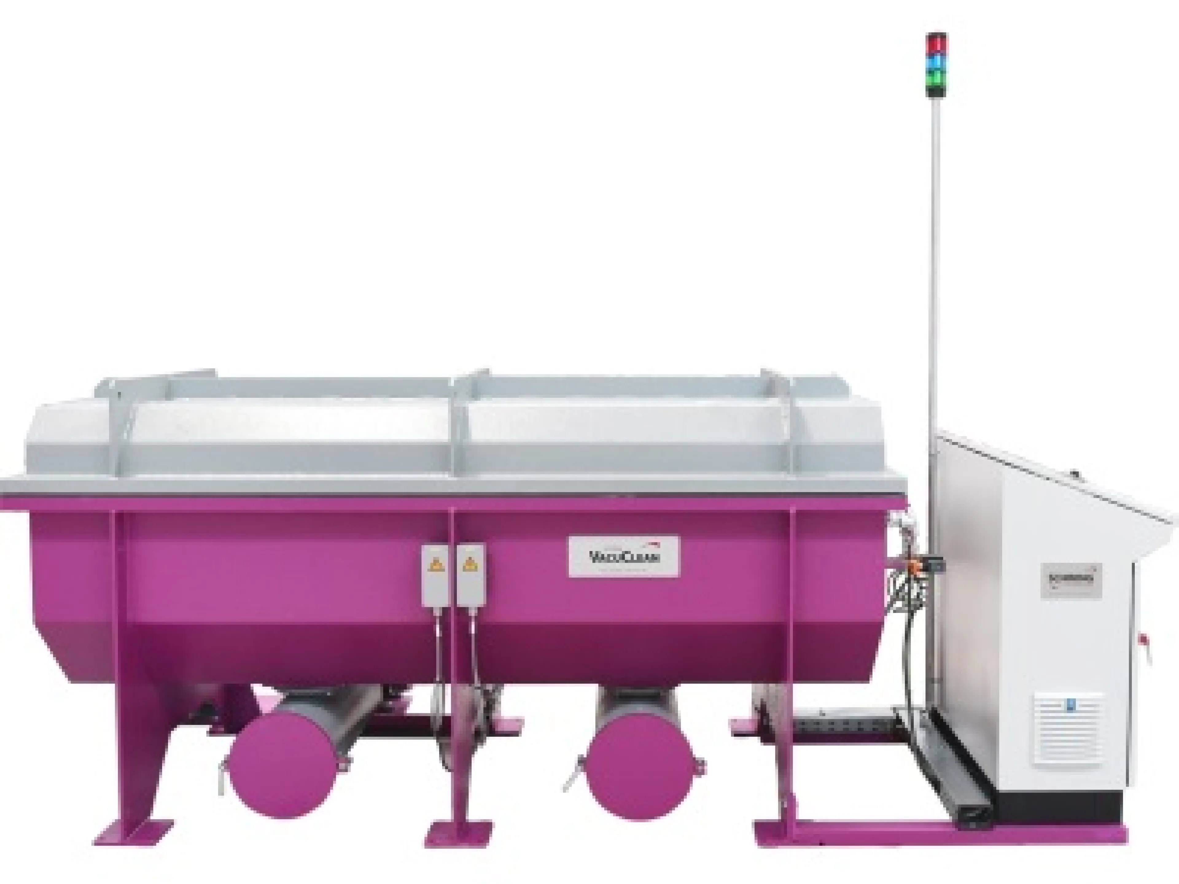 Das thermische Vakuumpyrolyse-System Vacuclean von Schwing Technologies reinigt Blasköpfe schnell, zuverlässig und umweltfreundlich