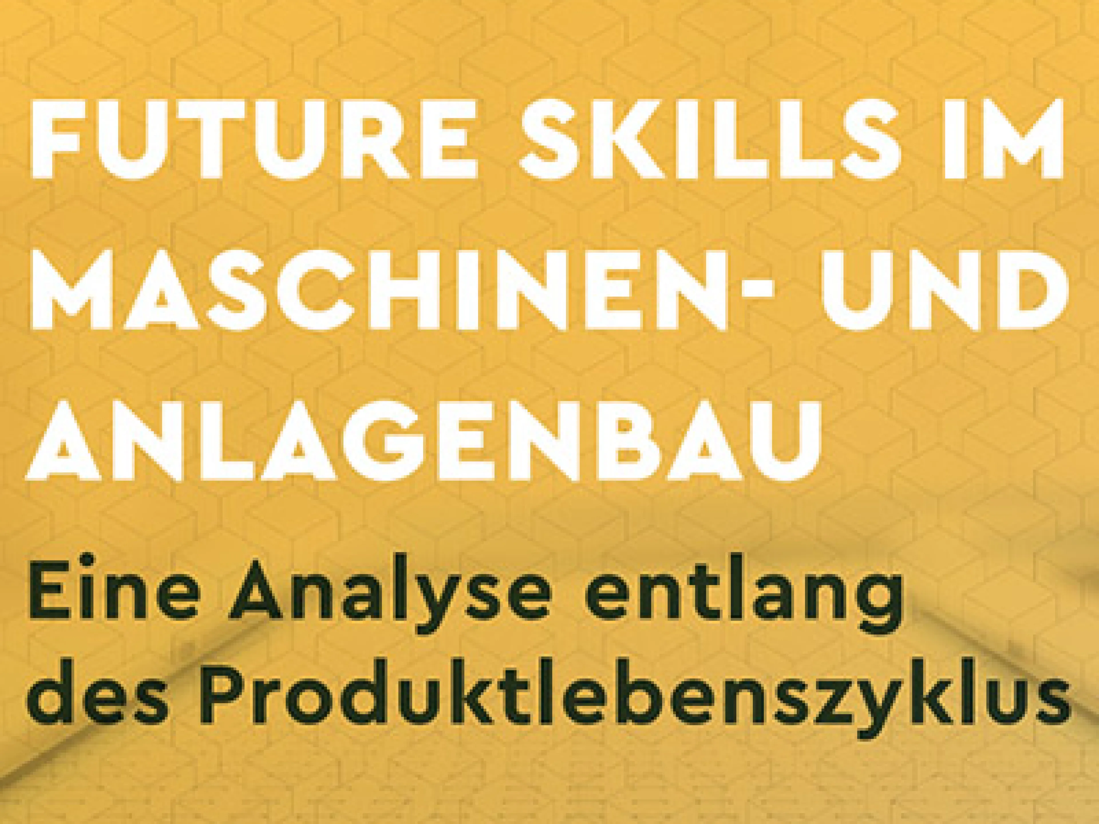 VDMA Studie Future Skills im Maschinen- und Anlagenbau