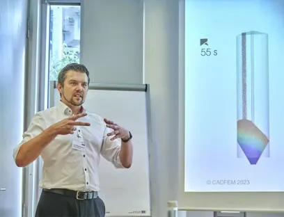 Jan-Philipp Fürstenau, DSIV-Vorstandsmitglied, hat den DSIV-Technologietag für Digitalisierung und Simulation in der Schüttguttechnik konzipiert, Bild: DSIV Jan-Philipp Fürstenau, DSIV-Vorstandsmitglied, hat den DSIV-Technologietag für Digitalisierung und Simulation in der Schüttguttechnik konzipiert
