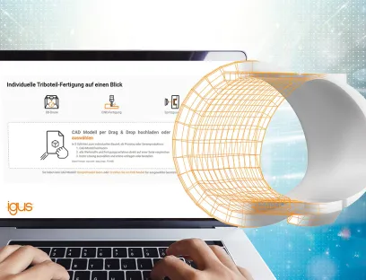 Igus entwickelt Online-Service zur einfachen Fertigung individueller Triboteile, Bild: Igus Igus entwickelt Online-Service zur einfachen Fertigung individueller Triboteile