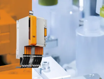 Automatisierung für die Kreislaufwirtschaft: Der neue „ACOPOS P3“ mit zwei Achsen liefert bis zu 60 Prozent mehr Leistung bei 50 Prozent weniger Platzbedarf und sorgt so für Geschwindigkeit und hohe Kompaktheit in der Kunststoffproduktion
