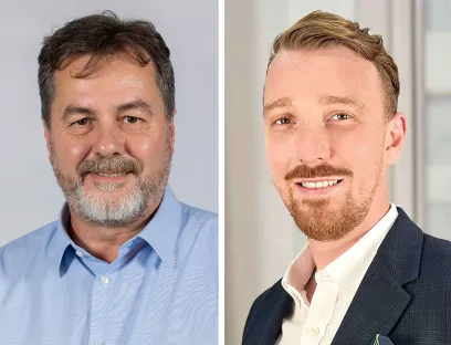 Daniel Vizuete (li.), Geschäftsführer Engel Spain, und Benjamin Lettner, VP Europe West & East