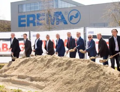 Spatenstich Erweiterung Erema-Gruppe