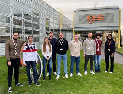 Igus fördert den ersten Hackathon des Innovation Hub Bergisches Rheinland und unterstützt Studierende der TH Köln, Bild: Igus Igus unterstützt Studierende der TH Köln, Bild: Igus