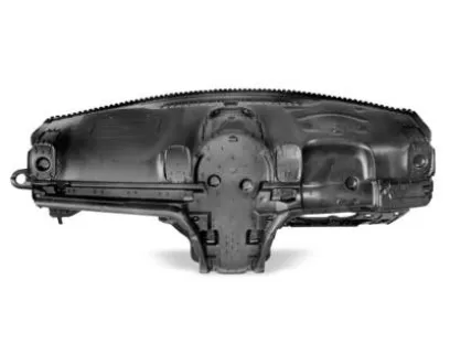 Dank eines innovativen Fertigungsverfahrens mit gewichtsparenden Materialien von Sabic konnte die Masse des Instrumententrägers gegenüber einem vergleichbaren Kompaktspritzgussteil um 15 Prozent reduziert werden, Bild: Sabic Instrumententafel Träger des 2017er Mini Countryman