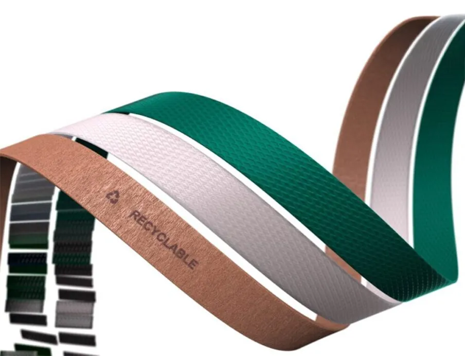 Umreifungsbänder aus Monomaterialien wie PP oder PET können hochwertig recycelt werden