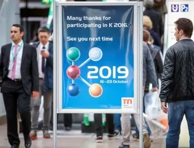 Die K 2019, die vom 16. bis 23. Oktober 2019 in Düsseldorf stattfinden wird, ist komplett ausgebucht