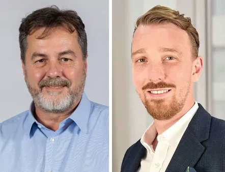 Daniel Vizuete (li.), Geschäftsführer Engel Spain, und Benjamin Lettner, VP Europe West & East