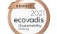 Ecovadis Bronze-Medaille für Corporate Social Responsibility